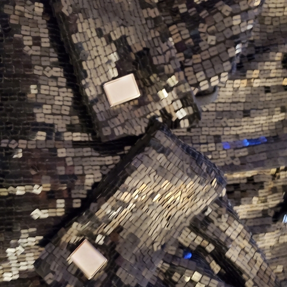 Cheetah B Sherri Bloom Peter Noviello Vintage Evening Blouse Size S - Picture 8 of 9